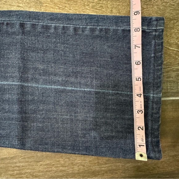 7 For All Mankind Blue Flare Wide Leg Jeans - Picture 10 of 10